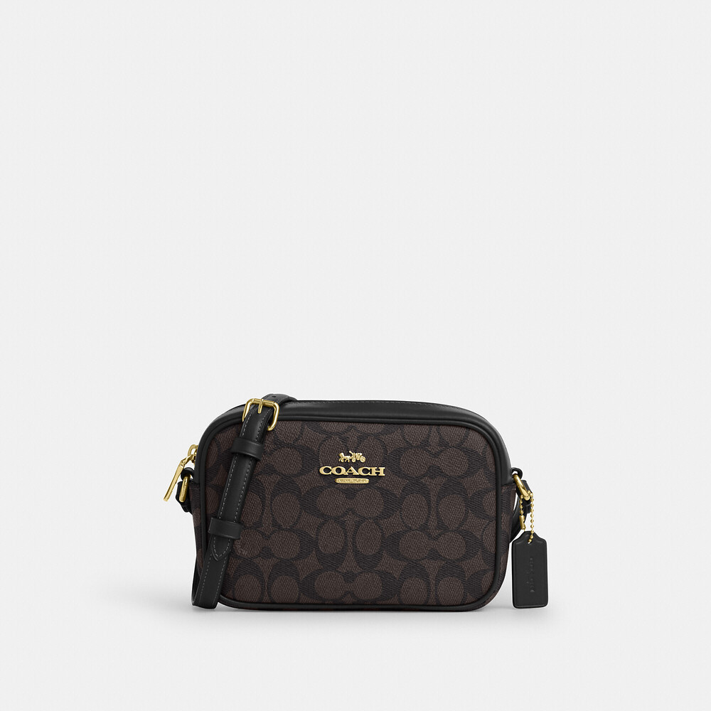 Coach Mini Jamie Camera Bag In Signature Canvas